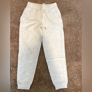 lululemon sweatpants, heather gray, size 6